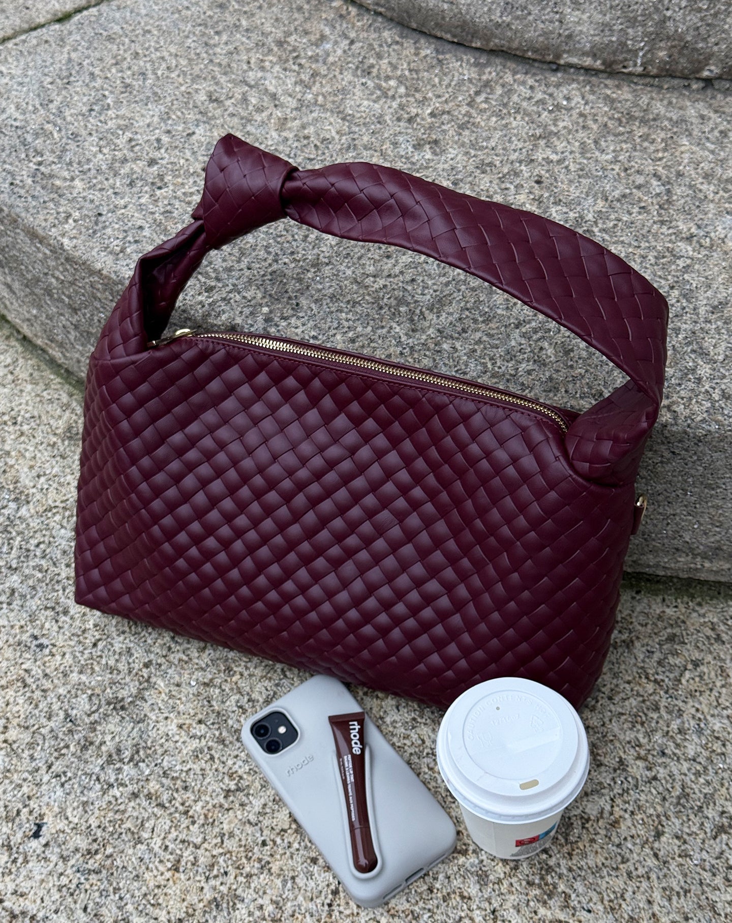 BOLSO COLOR BORDEAUX